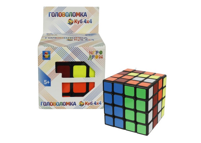 

1 Toy Головоломка Куб 4х4 6 см, Головоломка Куб 4х4 6 см