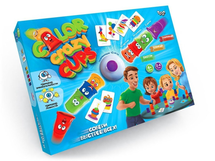 

Danko Toys Настольная игра Color crazy cups, Настольная игра Color crazy cups