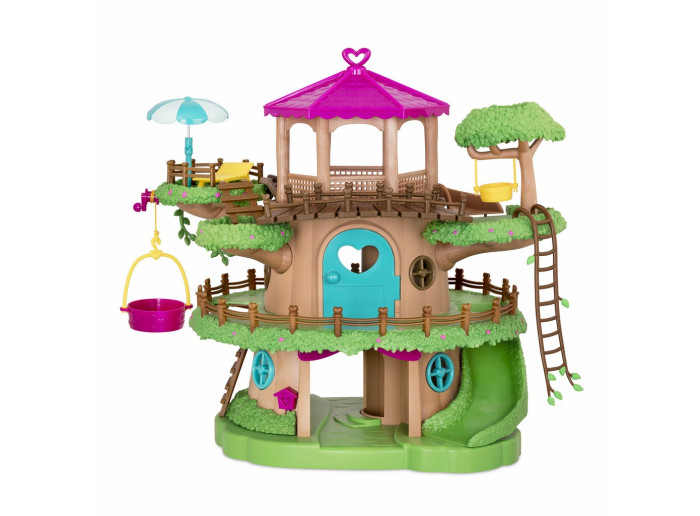 Li'l Woodzeez Игровой набор Дом на дереве с подъемником