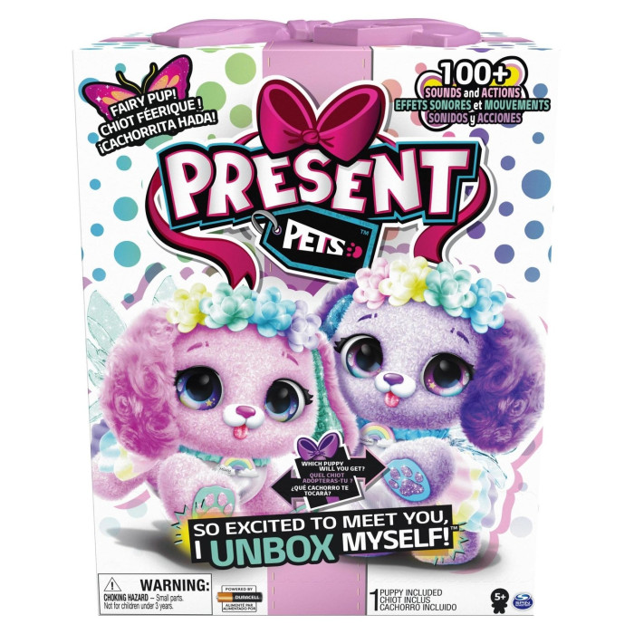 

Интерактивная игрушка Present pets Щенок-сюрприз Феи, Щенок-сюрприз Феи