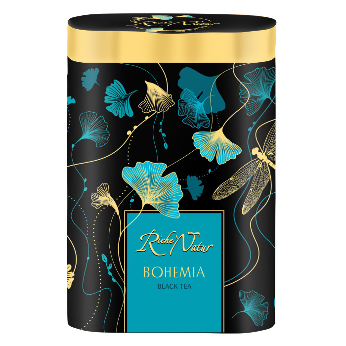 Riche Natur Чай черный ароматизированный крупнолистовой Bohemia 100 г 0396_3010 - фото 1