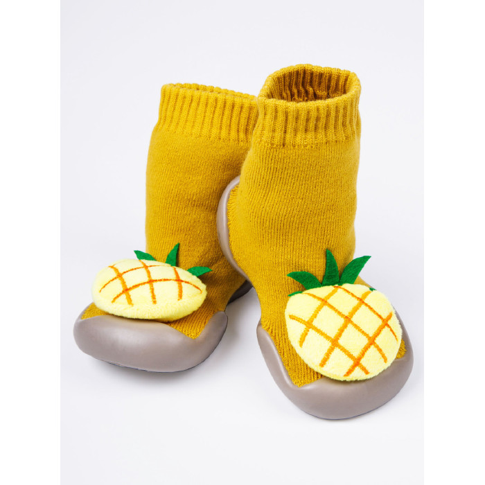 

AmaroBaby Ботиночки-носочки First Step Fruit с дышащей подошвой, Ботиночки-носочки First Step Fruit с дышащей подошвой