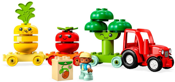 Конструктор Lego Duplo Фруктово-овощной трактор (19 деталей)