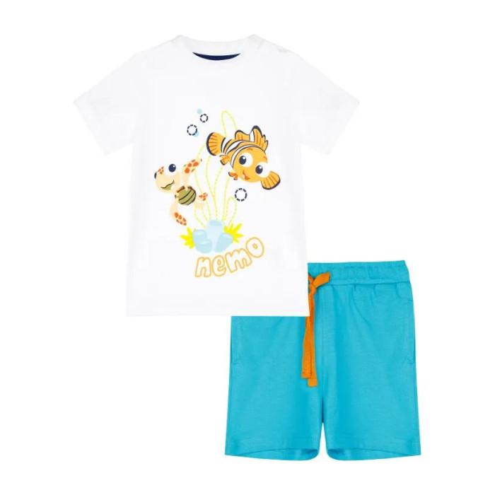 цена Комплекты детской одежды Playtoday Комплект трикотажный для мальчиков Marine Boy
(футболка, шорты)