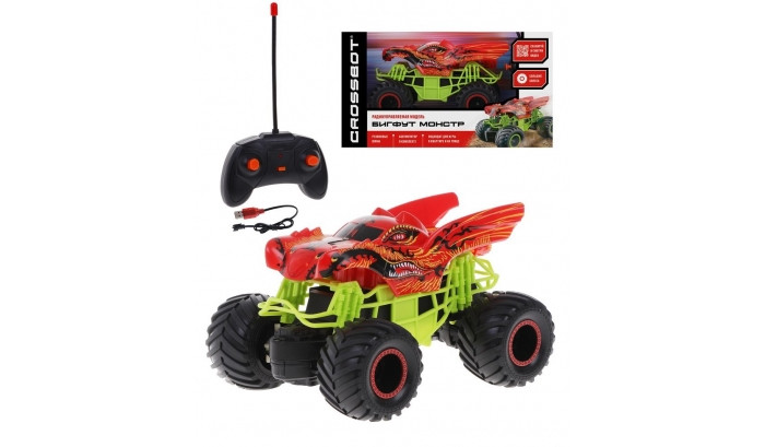 цена Радиоуправляемые игрушки Crossbot Радиоуправляемая модель Бигфут Монстр