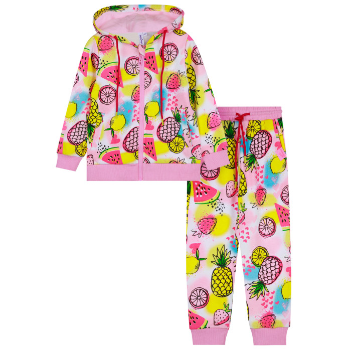 Комплекты детской одежды Playtoday Комплект для девочки (толстовка и брюки) 12222858