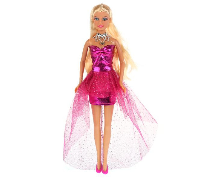 Куклы и одежда для кукол Defa Кукла Красотка в платье 32 см кукла брелок красотка с бантом цвета микс