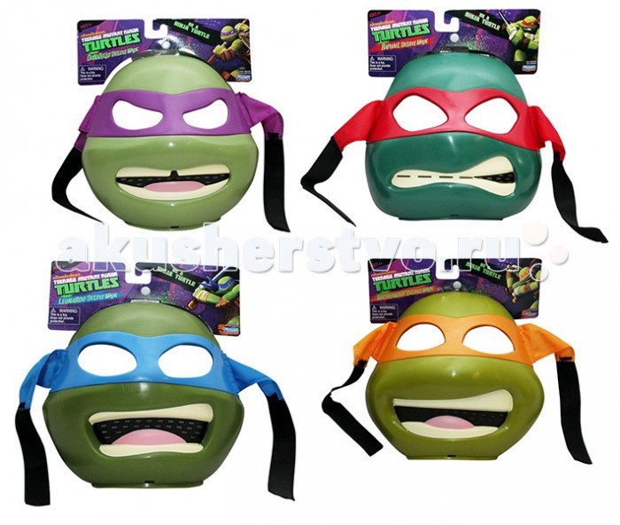 Маска Черепашки Ниндзя Playmates TMNT — купить в Москве в интернет ...