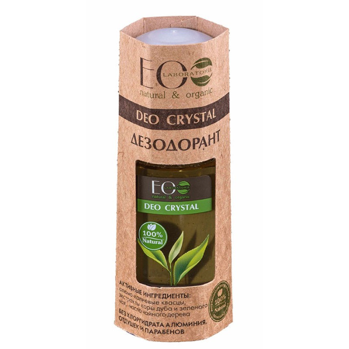  EO Laboratorie Дезодорант для тела Crystal Кора дуба и зеленый чай 50 мл