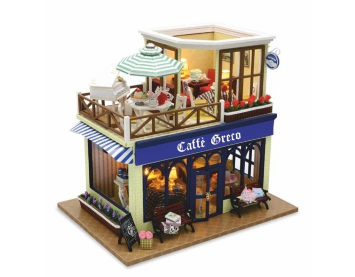

Hobby Day Интерьерный конструктор Известные кафе мира Caffe Greco с подсветкой, Интерьерный конструктор Известные кафе мира Caffe Greco с подсветкой
