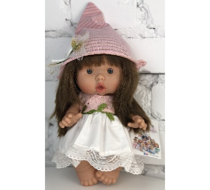 Marina&Pau Пупс-мини Pepotin Эльф Одетта 26 см текстильная кукла fabelab летний эльф ingvild бежевый 30 см