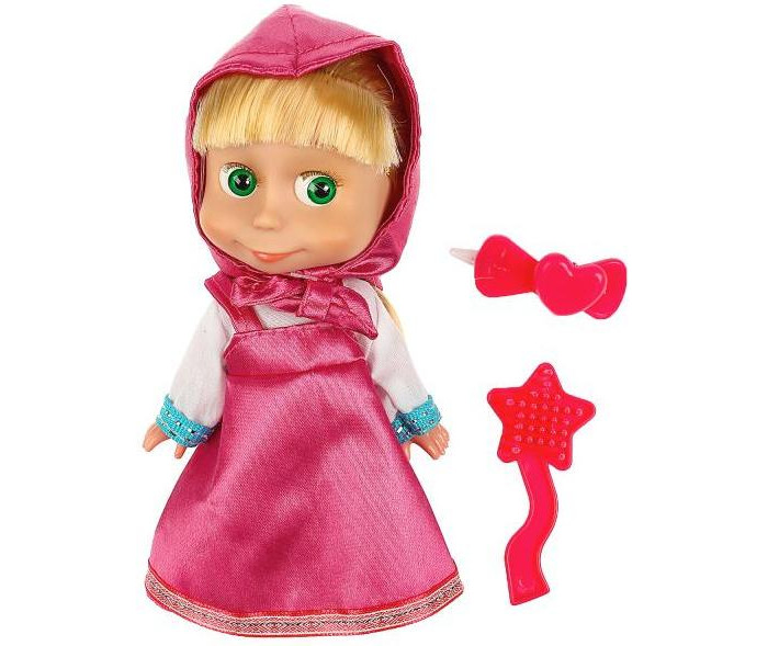 Карапуз Кукла Маша озвученная 15 см карапуз кукла софия в вечернем платье из блестящей ткани 29 см