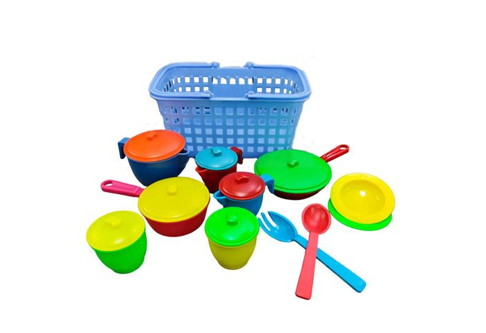 Toy Mix Набор посуды с корзинкой РР 2015-003