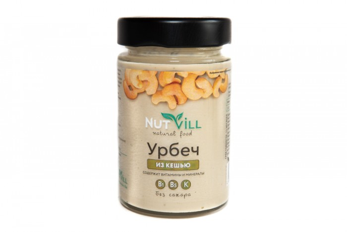 

NutVill Урбеч из кешью 180 г, Урбеч из кешью 180 г