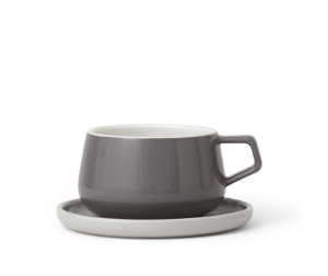  Viva Scandinavia Чайная чашка с блюдцем Ella 250 мл - Серый