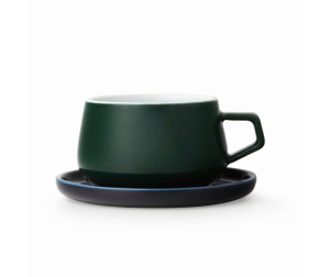  Viva Scandinavia Чайная чашка с блюдцем Ella 250 мл - Темно-зеленый