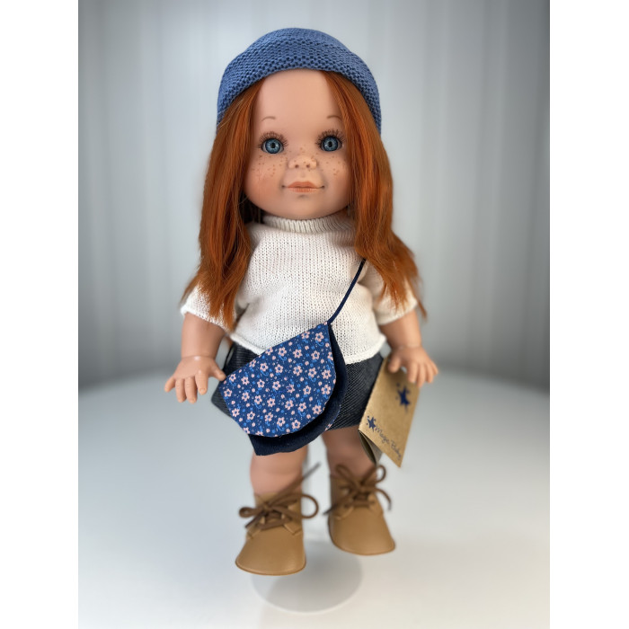 Куклы и одежда для кукол Lamagik S.L. Кукла Бетти рыжие волосы в юбке и свитере 30 см