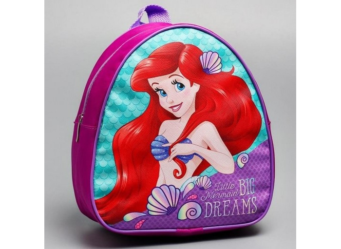  Disney Рюкзак Big dreams Принцессы Ариэль 25x21 см