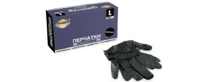 

Aviora Перчатки хозяйственные нитриловые 100 шт., Перчатки хозяйственные нитриловые 100 шт.