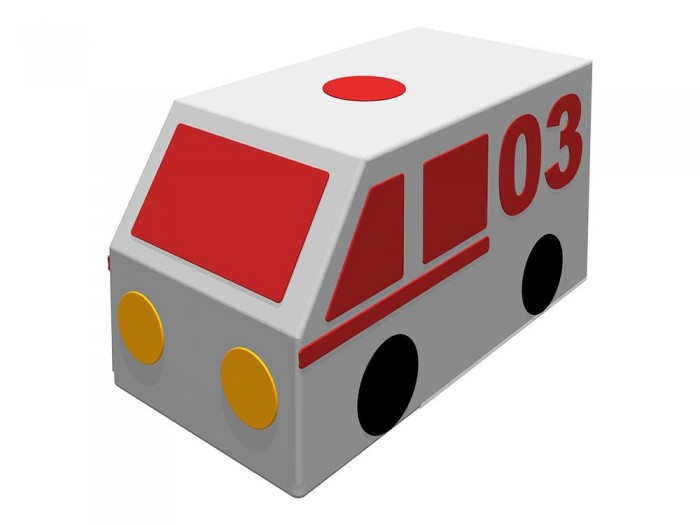 Romana Контурная игрушка Фургон Скорая помощь картинки звуки скороговорки игра лото в помощь логопеду для детей 4 7 лет