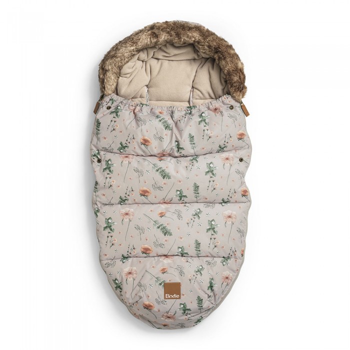Конверты для новорожденных Elodie Конверт-муфта зимний с опушкой в коляску Meadow Blossom