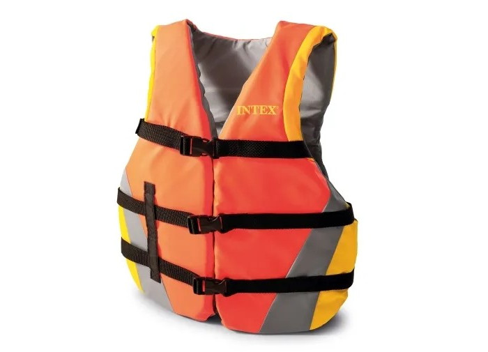 Intex Жилет для плавания с пенопластовыми вставками 40-70 кг
