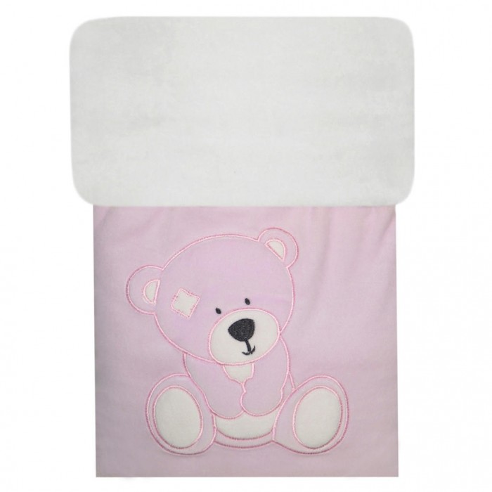 Плед Ангелочки одеяло с вышивкой Велюр, кулирка 100х85