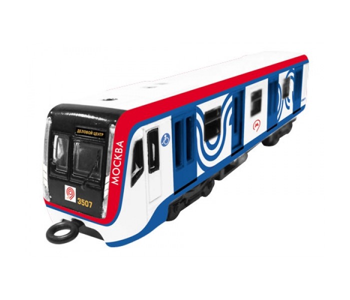 Машины Технопарк Модель Вагон метро железные дороги технопарк вагон метро инерционный со светом и звуком 18 5 см