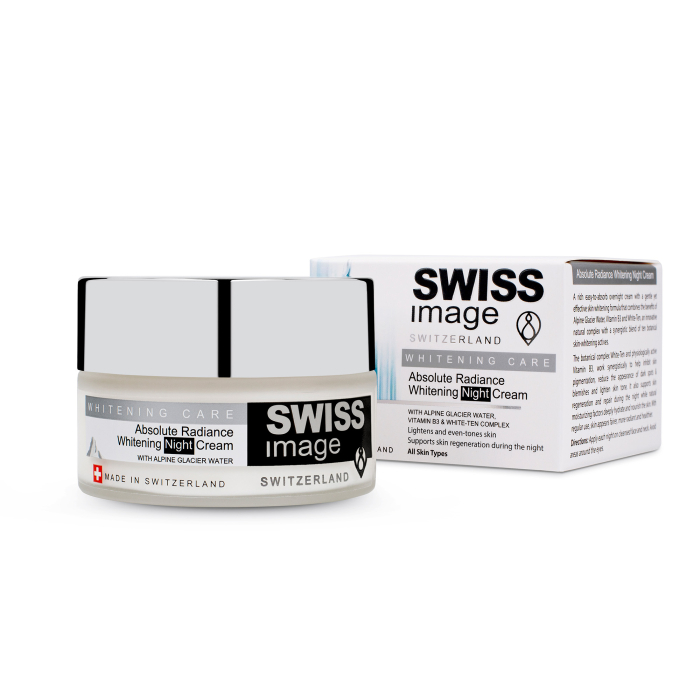  Swiss Image Осветляющий ночной крем выравнивающий тон кожи 50 мл