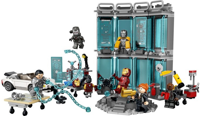 Конструктор Lego Marvel Iron Man Armory (496 деталей)