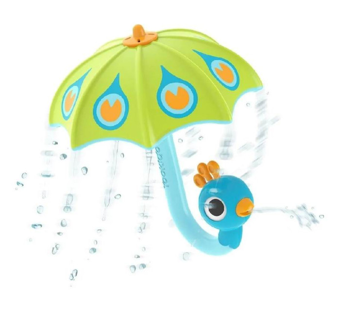 цена Игрушки для ванны Yookidoo Игрушка для ванны Зонтик-павлин. Создай дождь
