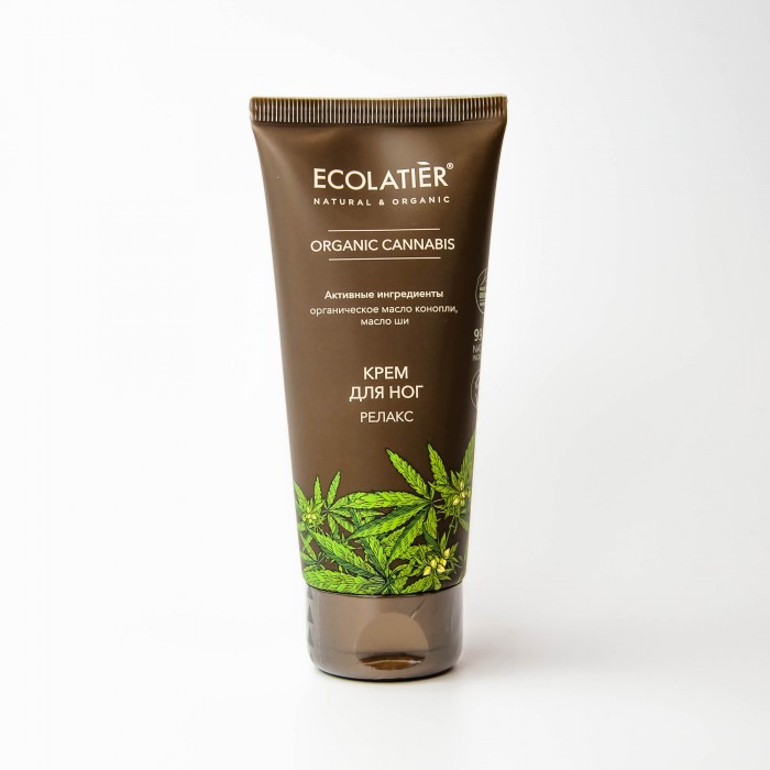  Ecolatier ECL GREEN Крем для ног Релакс Organic Cannabis 100 мл