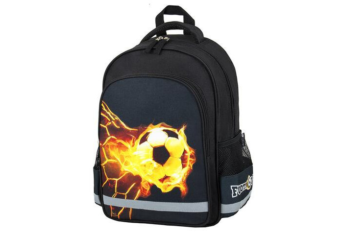 

Пифагор Рюкзак School для начальной школы Fire goal 38х28х14 см, Рюкзак School для начальной школы Fire goal 38х28х14 см