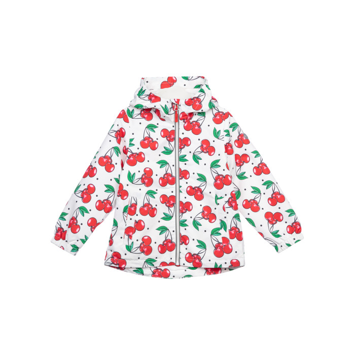 Верхняя одежда Playtoday Куртка текстильная с полиуретановым покрытием для девочки Cherry 12322062