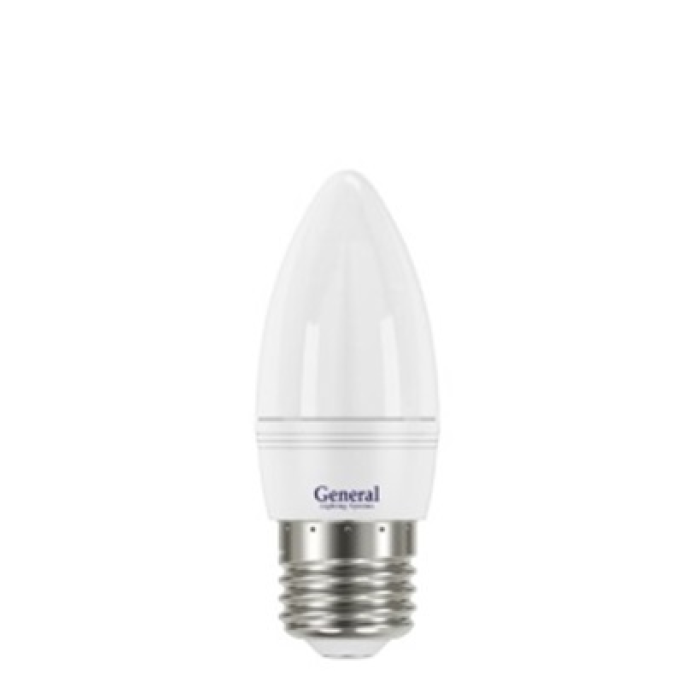 

Светильник General Лампа LED 7W Е27 4500 свеча 10 шт., Лампа LED 7W Е27 4500 свеча 10 шт.