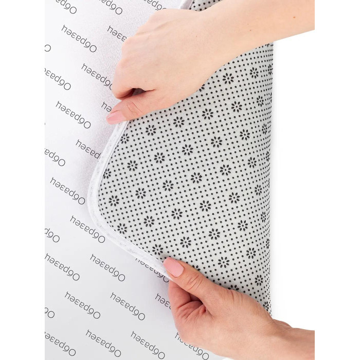 Коврик JoyArty противоскользящий Будничный зигзаг 77х52 см