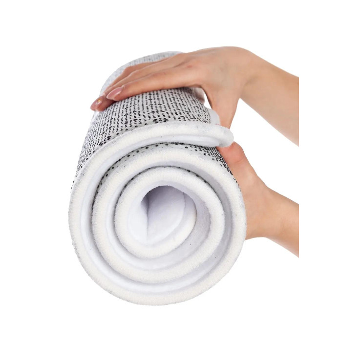 Коврик JoyArty противоскользящий Будничный зигзаг 77х52 см