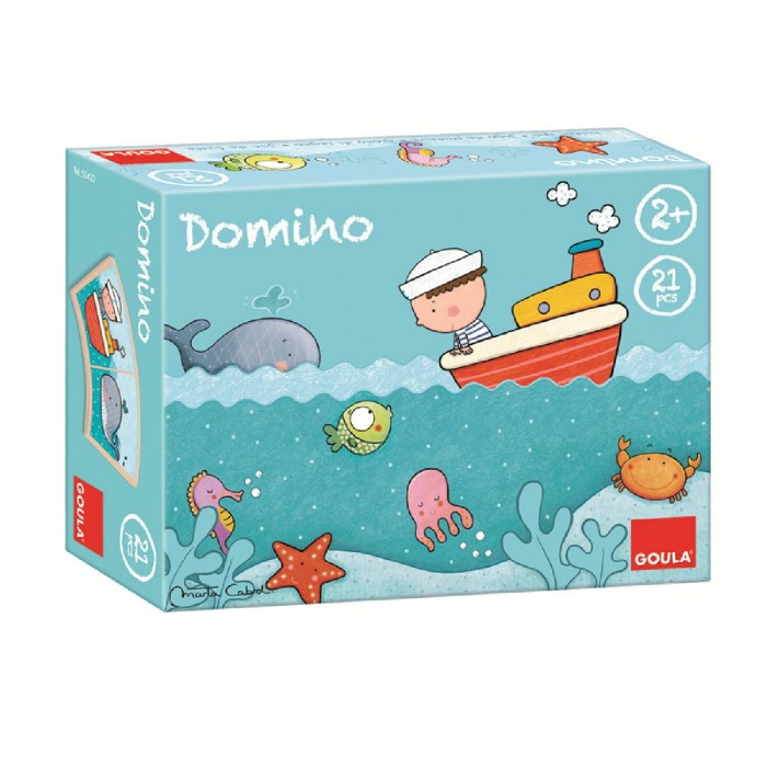 Деревянные игрушки Goula Домино Море цена и фото
