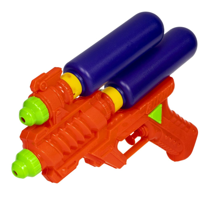  Bondibon Водный пистолет Двухстволка с двумя резервуарами для воды - Оранжевый