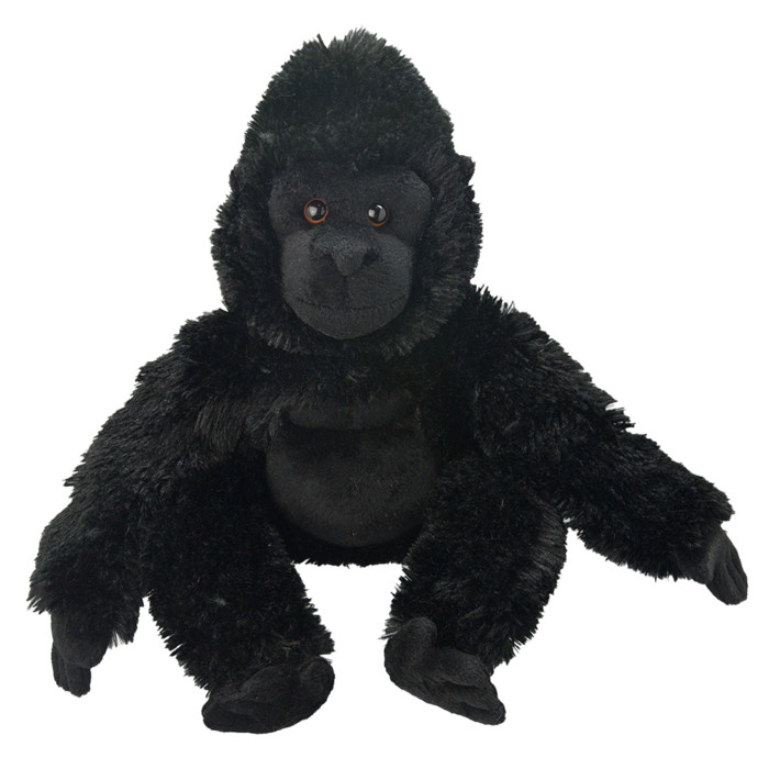 Мягкие игрушки All About Nature Горилла 23 см K8239-PT мягкая игрушка горилла на липучках 25 см обезьянка коричневая горилла плюшевая игрушка антистресс игрушки для детей