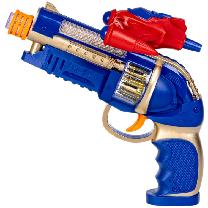 Игрушечное оружие Bondibon Пистолет-дискомёт Фантастика бластер bondibon оружейник вв5156 красный синий