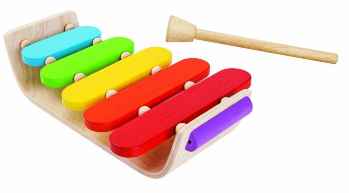 Деревянные игрушки Plan Toys Овальный ксилофон
