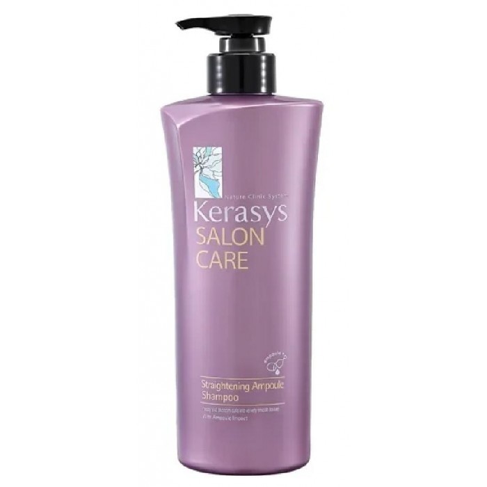 KeraSys Шампунь для волос Salon Care Гладкость и блеск 470 г
