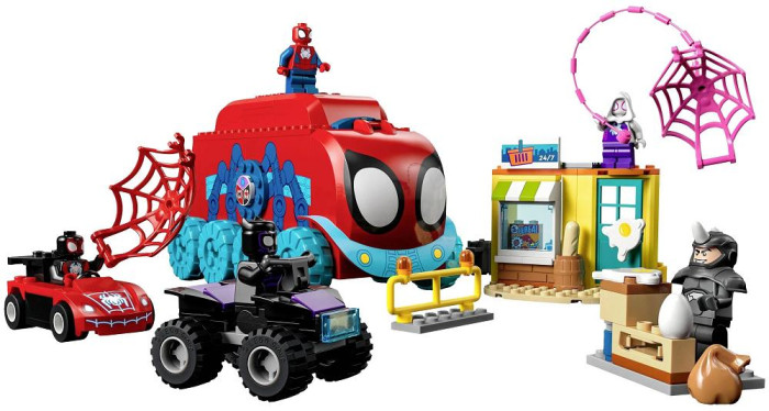 Конструктор Lego Marvel Грузовик команды Человека-паука (187 деталей)