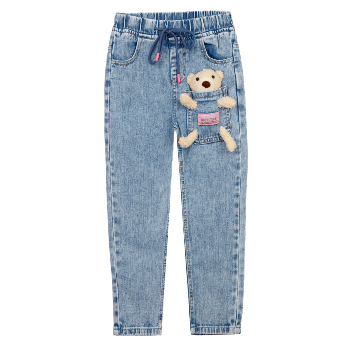 Брюки и джинсы Playtoday Брюки джинсовые для девочки 12222011