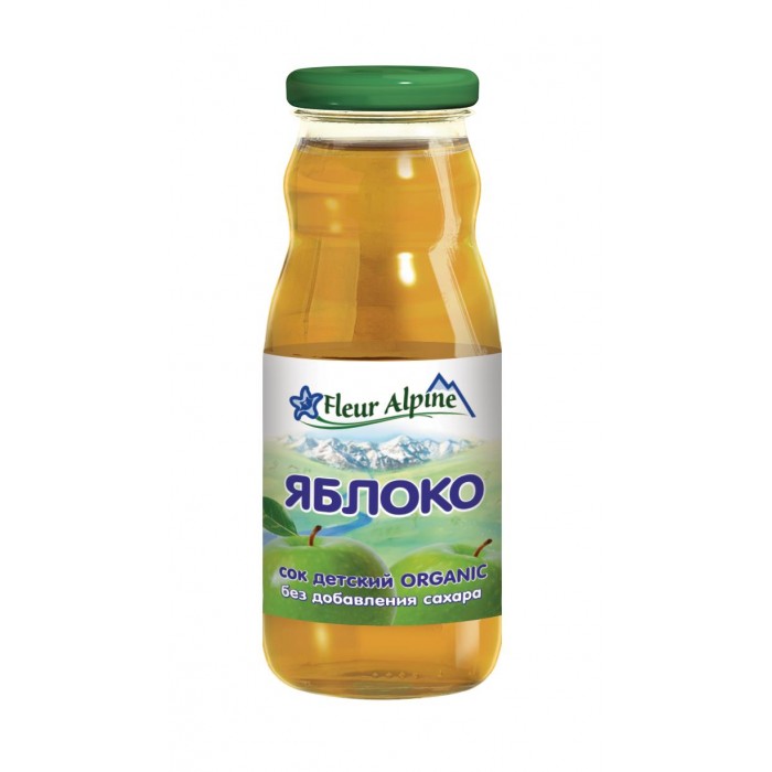 Fleur Alpine Сок детский осветленный Яблочный с 4 месяцев 200 мл ...