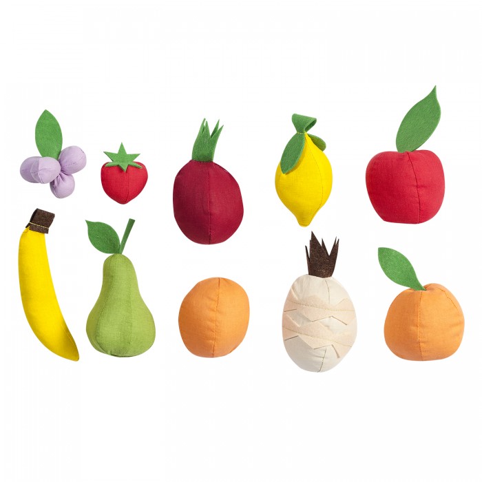 Ролевые игры Paremo Набор фруктов с карточками (10 предметов) фото