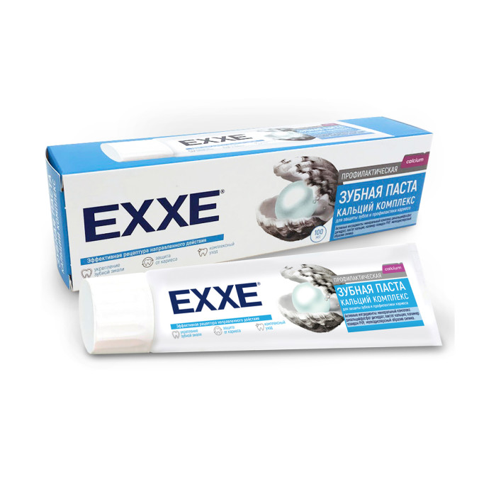  Exxe Зубная паста Кальций комплекс отбеливающая 100 мл