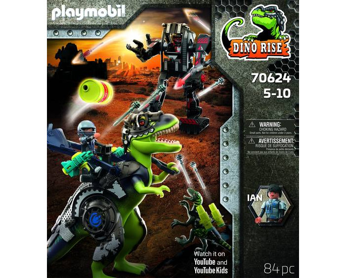 Игровые наборы Playmobil Игровой набор Ти-Рекс Битва гигантов