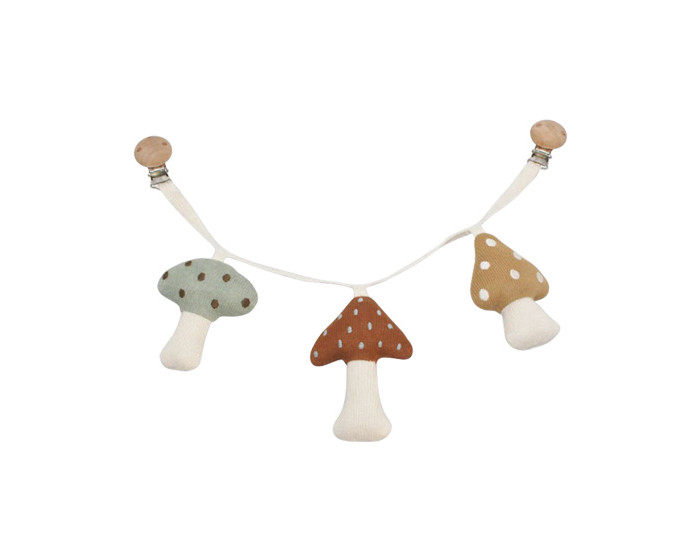 

Подвесная игрушка Saga Copenhagen для детской коляски Mushrooms, для детской коляски Mushrooms
